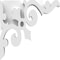 Ekena Millwork Whitman Architectural Grade PVC Corbel, 1 7/8"W X 8"D X 8"H CORP01X08X08WH - alternate 3